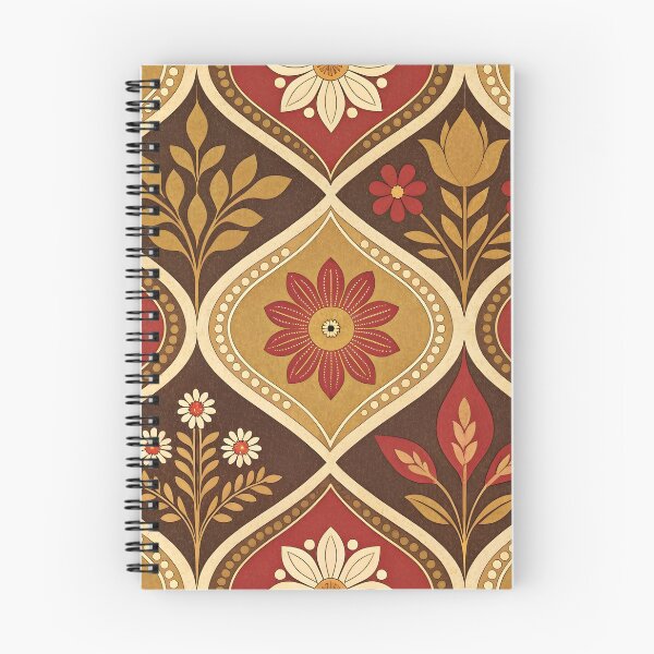 Item preview, Retro Floral Tile Pattern designed and sold by trendspatterns.