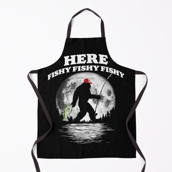 Item preview, Bigfoot Bass Night Fishing! Here Fishy Bassquatch Sasquatch designed and sold by MullenMich.