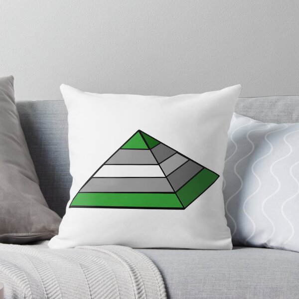 Item preview, Pyramid Pride Flag Greyromantic designed and sold by HarveyHandcraftsandDesigns.