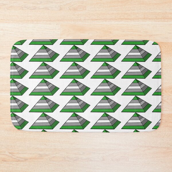 Item preview, Pyramid Pride Flag Greyromantic designed and sold by HarveyHandcraftsandDesigns.