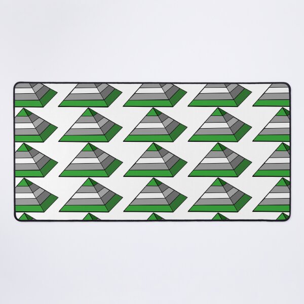 Item preview, Pyramid Pride Flag Greyromantic designed and sold by HarveyHandcraftsandDesigns.