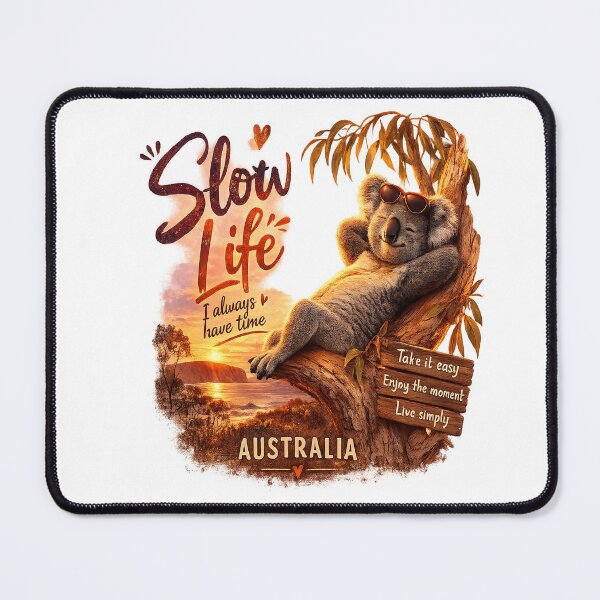 Item preview, Slow Life Koala – I Always Have Time designed and sold by JMDG Studio.