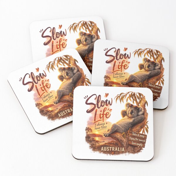 Item preview, Slow Life Koala – I Always Have Time designed and sold by JMDG Studio.