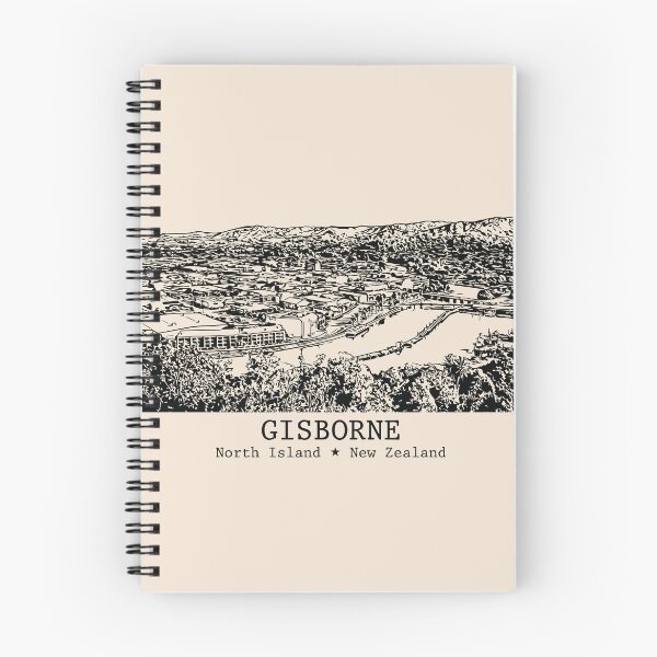 Item preview, Gisborne NZ - Vintage Ink Cityscape designed and sold by Lakeric.