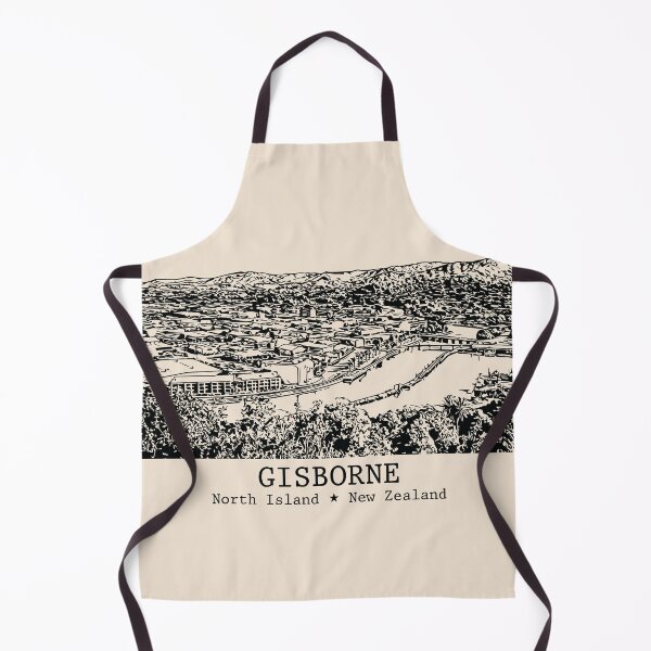 Item preview, Gisborne NZ - Vintage Ink Cityscape designed and sold by Lakeric.