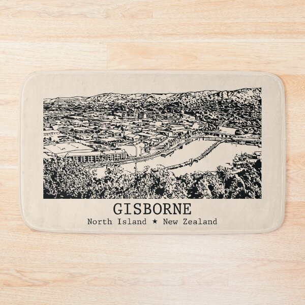 Item preview, Gisborne NZ - Vintage Ink Cityscape designed and sold by Lakeric.
