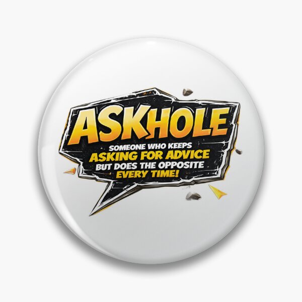 Item preview, Askhole Advice Reversal Tee designed and sold by CheepMunks.