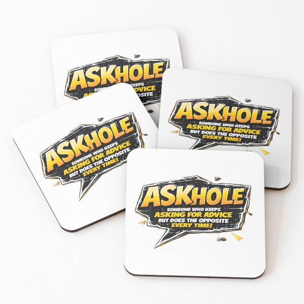Item preview, Askhole Advice Reversal Tee designed and sold by CheepMunks.