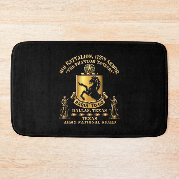 Item preview, Army - DUI - 8th Bn, 112th Armor Regiment - The Phantom Tankers - Dallas, Texas - TXARNG w Minutemen - 3D X 300 designed and sold by Military Insignia Products.