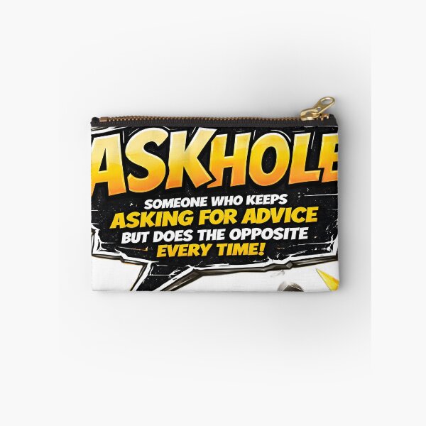Item preview, Askhole Advice Reversal Tee designed and sold by CheepMunks.