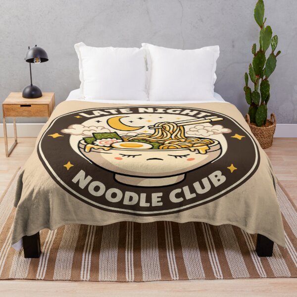 Item preview, Late Night Noodle Club Cute Kawaii Ramen Bowl Food Design designed and sold by Skryp-art.