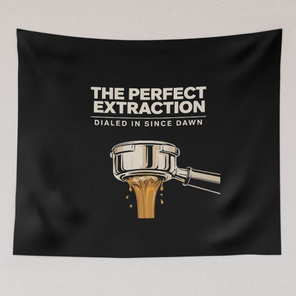 Item preview, The Perfect Extraction Dialed In Since Dawn Barista Portafilter designed and sold by Enea Kelo.