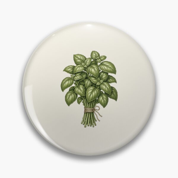 Item preview, Basil Herb Plant For Italian Chef designed and sold by AntiqueImages.