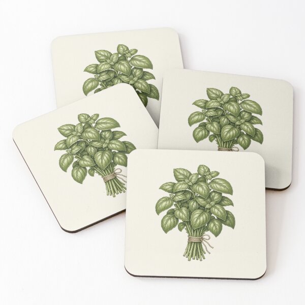 Item preview, Basil Herb Plant For Italian Chef designed and sold by AntiqueImages.