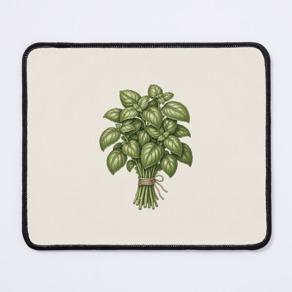 Item preview, Basil Herb Plant For Italian Chef designed and sold by AntiqueImages.