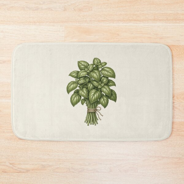 Item preview, Basil Herb Plant For Italian Chef designed and sold by AntiqueImages.