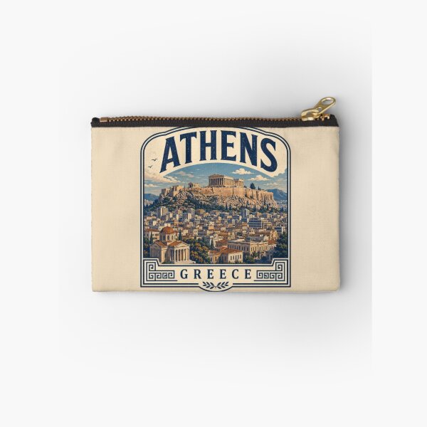 Item preview, Athens Greece Skyline Vintage Travel Poster | Acropolis Souvenir designed and sold by Travel Souvenirs 30.