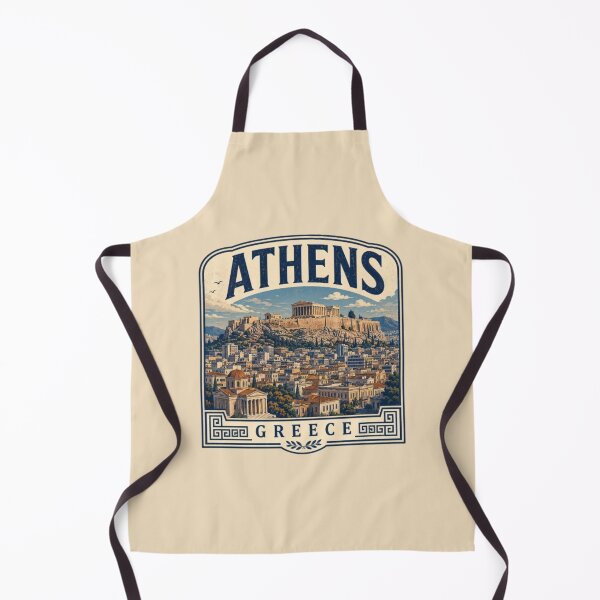 Item preview, Athens Greece Skyline Vintage Travel Poster | Acropolis Souvenir designed and sold by Travel Souvenirs 30.