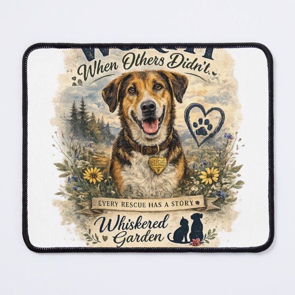 Item preview, You Saw Worth When Others Didn't | Rescue Dog T-Shirt, Hoodie & Gift designed and sold by Whiskered Garden Studio.