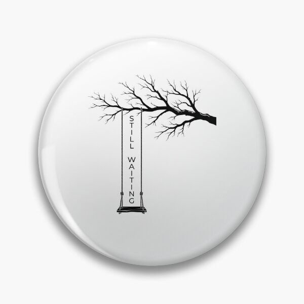 Item preview, STILL WAITING - Empty Tree Swing Silhouette designed and sold by Zazz Lee.