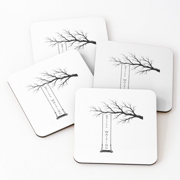 Item preview, STILL WAITING - Empty Tree Swing Silhouette designed and sold by Zazz Lee.