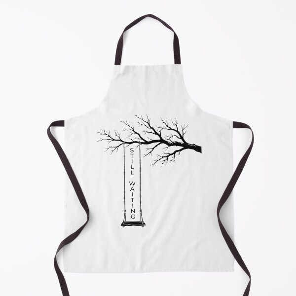 Item preview, STILL WAITING - Empty Tree Swing Silhouette designed and sold by Zazz Lee.