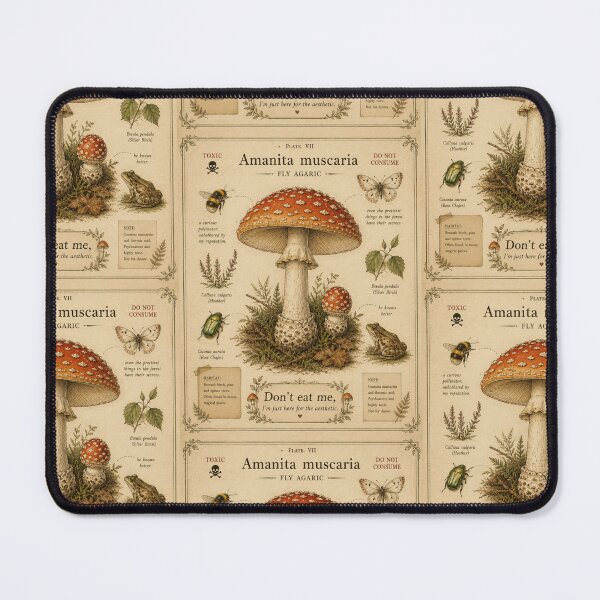 Item preview, Vintage Mushroom Botanical Illustration | Cottagecore Goblincore Forest Aesthetic designed and sold by LuxeBuzz.