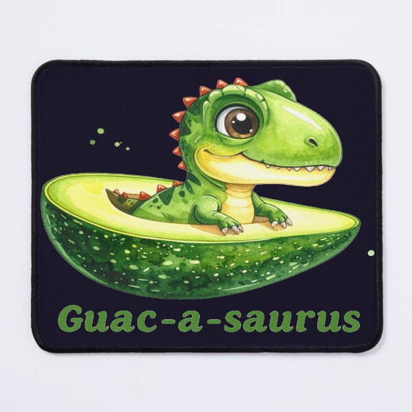 Item preview, Guac-a-Saurus – Cute Dino in Avocado designed and sold by LiskoDesign.