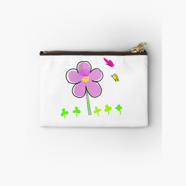 Item preview, Cute Pink Flower with Butterflies Illusration designed and sold by neowana.