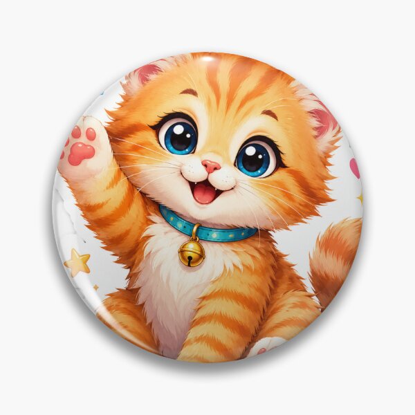 Item preview, Cute Orange Tabby Kitten Sticker ⭐ designed and sold by Arts121.