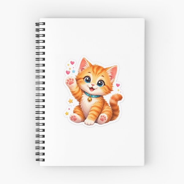 Item preview, Cute Orange Tabby Kitten Sticker ⭐ designed and sold by Arts121.