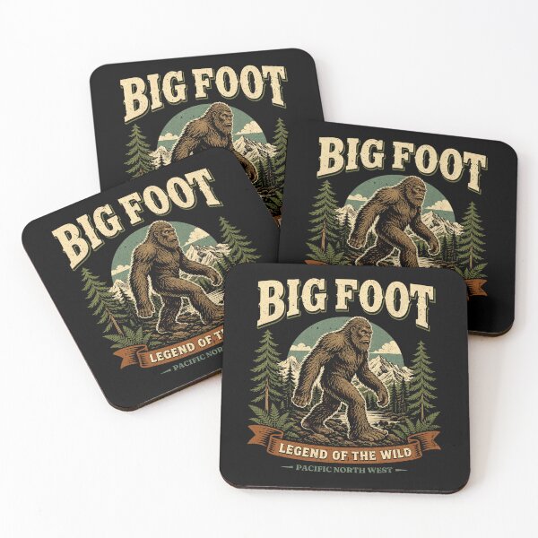 Item preview, Retro Big Foot Illustration: Great for Sasquatch lovers! designed and sold by studio150design.