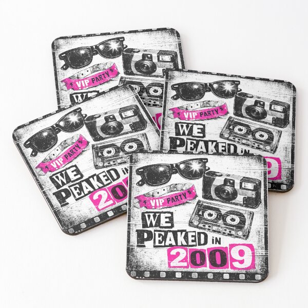 Item preview, We Peaked in 2009 Indie Sleaze Retro Party Nostalgia Collage designed and sold by WERSY.