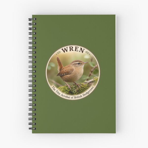 Item preview, WREN – The Tiny Acrobat of British Hedgerows designed and sold by The Digital Compass.