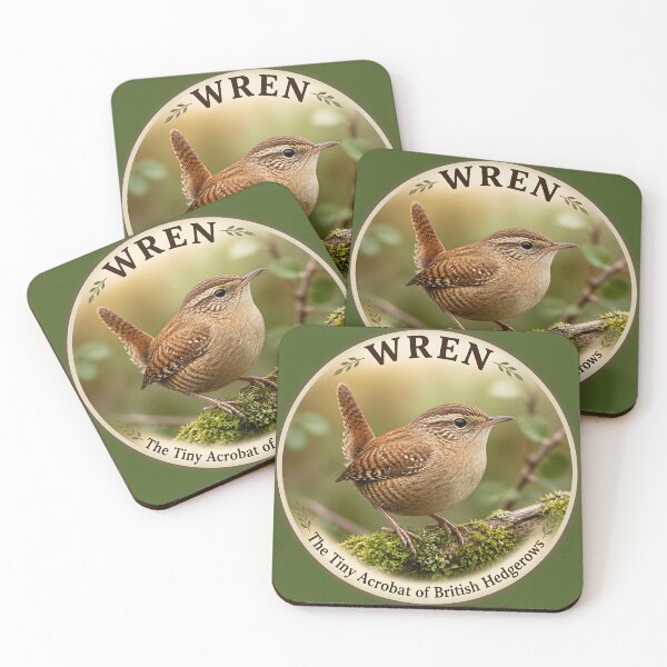 Item preview, WREN – The Tiny Acrobat of British Hedgerows designed and sold by The Digital Compass.
