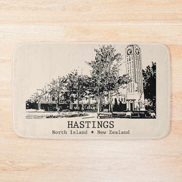 Item preview, Hastings NZ - Vintage Ink Cityscape designed and sold by Lakeric.