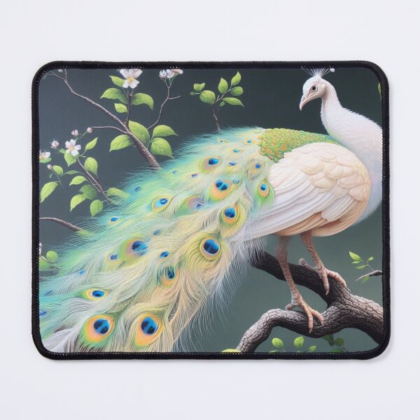 Item preview, Albino peacock designed and sold by ZeusGallery.