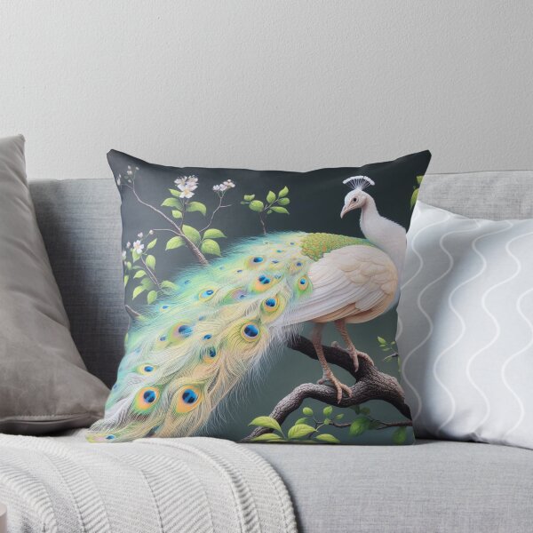 Item preview, Albino peacock designed and sold by ZeusGallery.