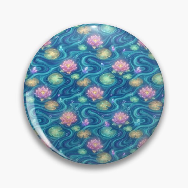 Item preview, Magical, natural pond decoration with a lotus flower designed and sold by Azurart2.