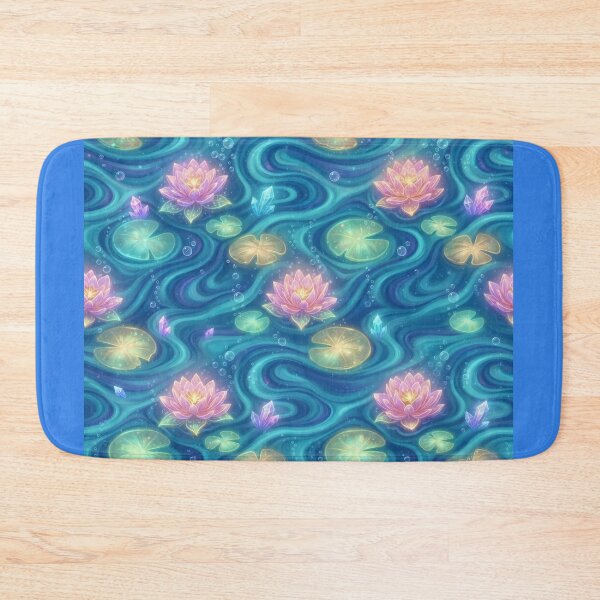 Item preview, Magical, natural pond decoration with a lotus flower designed and sold by Azurart2.