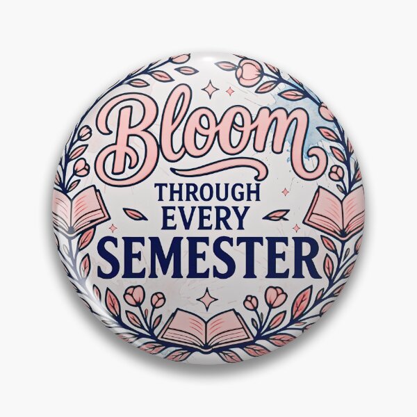 Item preview, Bloom Through Every Semester Academic Pastel Rose Watercolour designed and sold by TrinovaCreates.