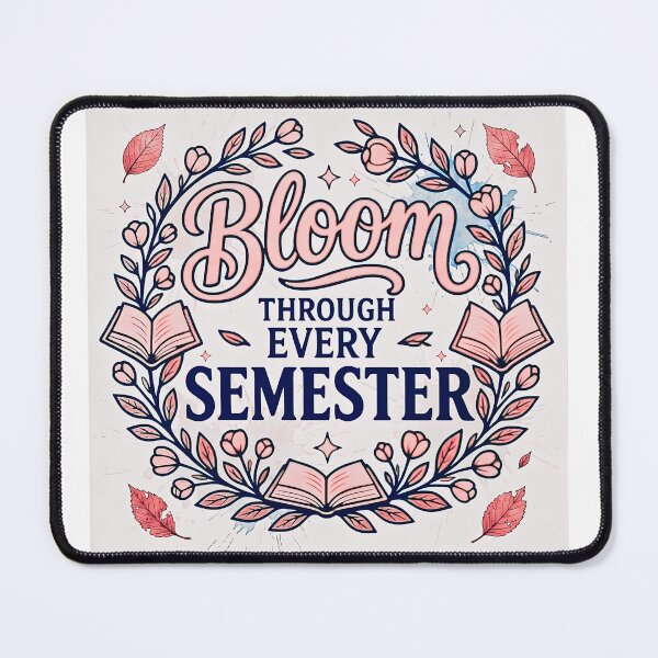 Item preview, Bloom Through Every Semester Academic Pastel Rose Watercolour designed and sold by TrinovaCreates.