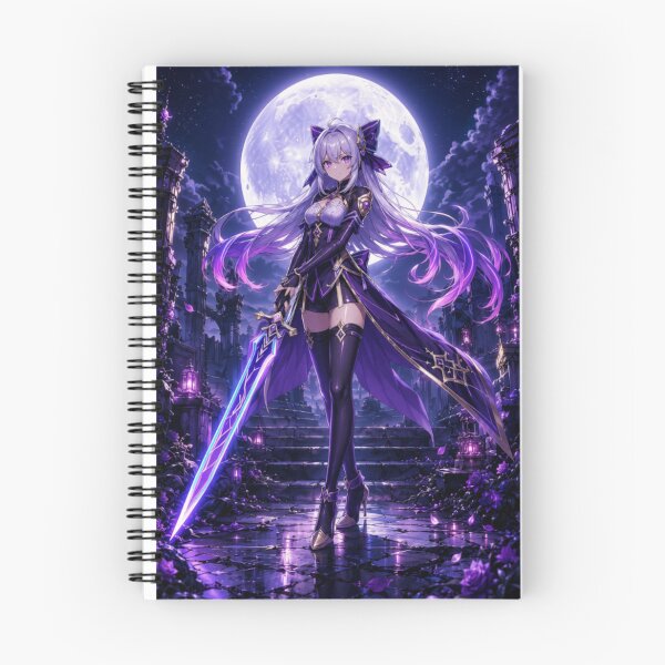 Item preview, Moonblade Guardian – Fantasy Anime Warrior designed and sold by Revyra Design .