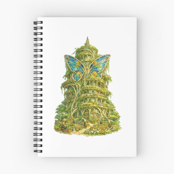 Item preview, Vintage Solarpark Eco Futurism Butterfly Organic Architecture Art designed and sold by WERSY.