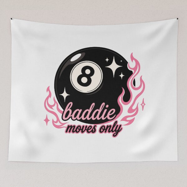 Item preview, Baddie Moves Only Retro 8 Ball Y2K designed and sold by pick-o-print.