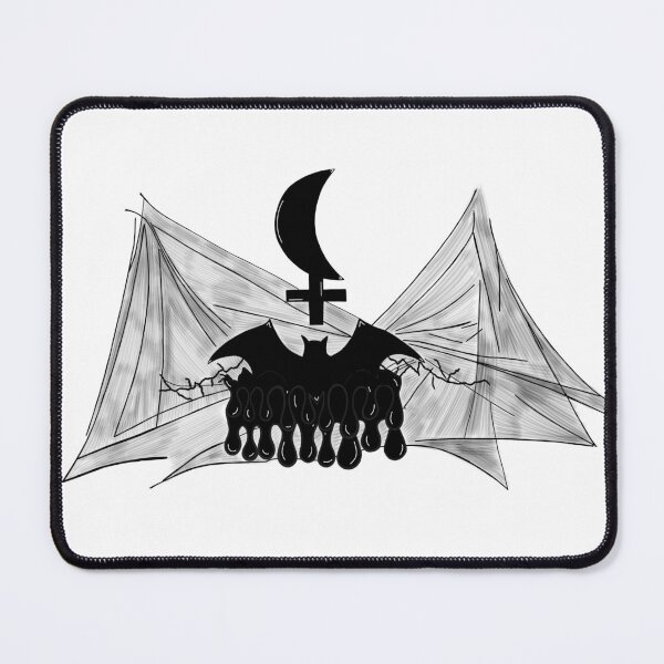 Item preview, Black Moon Lilith Slime Bat designed and sold by Shadow Sheep Designs .