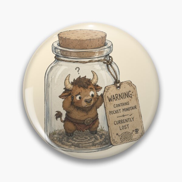Item preview, Lost Minotaur in a Jar designed and sold by MythoWorldddd.