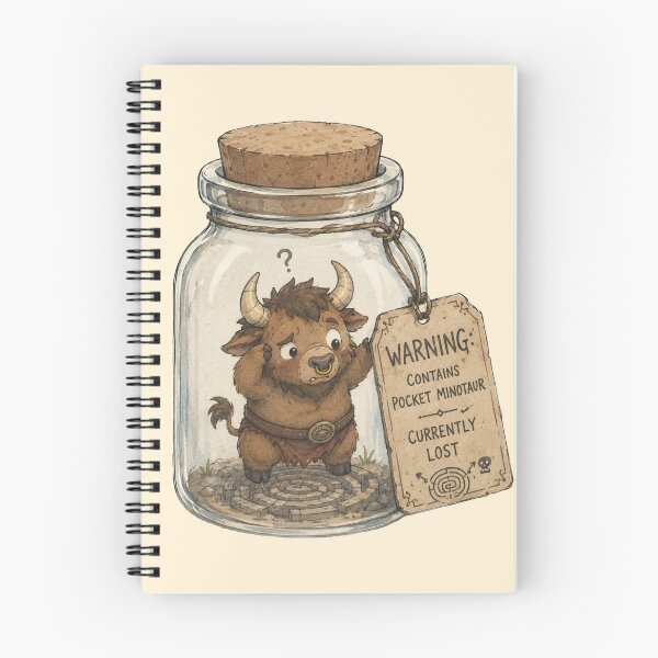 Item preview, Lost Minotaur in a Jar designed and sold by MythoWorldddd.