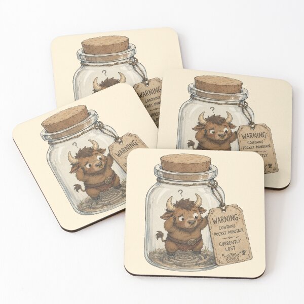 Item preview, Lost Minotaur in a Jar designed and sold by MythoWorldddd.