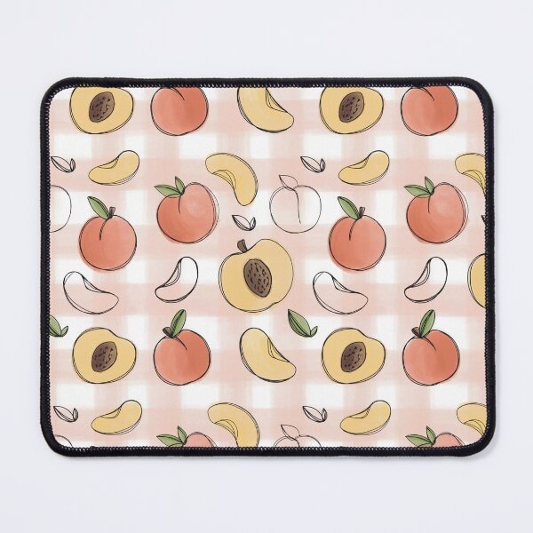 Item preview, Peach Seamless Pattern Summer Fruit Illustration designed and sold by Tinartia.